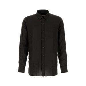 Tom Ford Men Black Lyocell Shirt